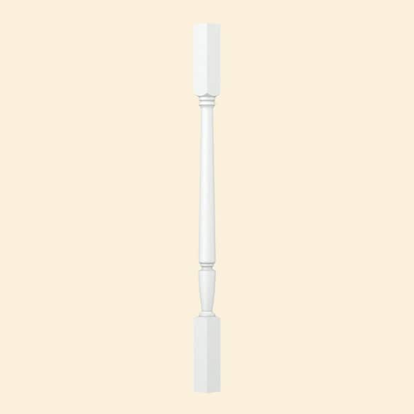1.75 in. D x 1.75 in. W x 34 in. L Primed Gloss Poplar Wood Baluster