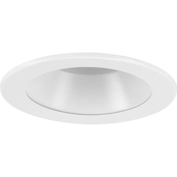 Progress Lighting 4 in. PAR20 Satin White Open Recessed Trim for 4 in. Housing, 1 Pack