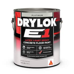 E1 1 gal. Platinum Semi-Gloss 1-Part Epoxy Concrete Floor Paint