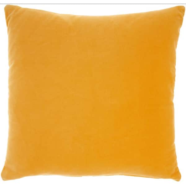 Mina Victory Lifestyles Yellow 20 in. x 20 in. Throw Pillow