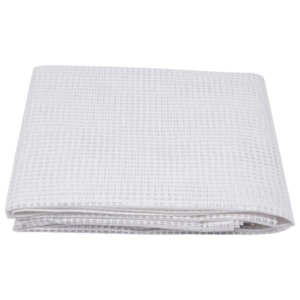 YIYIBYUS 8 ft. x 12 ft. Clear Heavy-Duty Greenhouse PE Tarp Canopy Top 0.01 to 0.012 in. for Garden