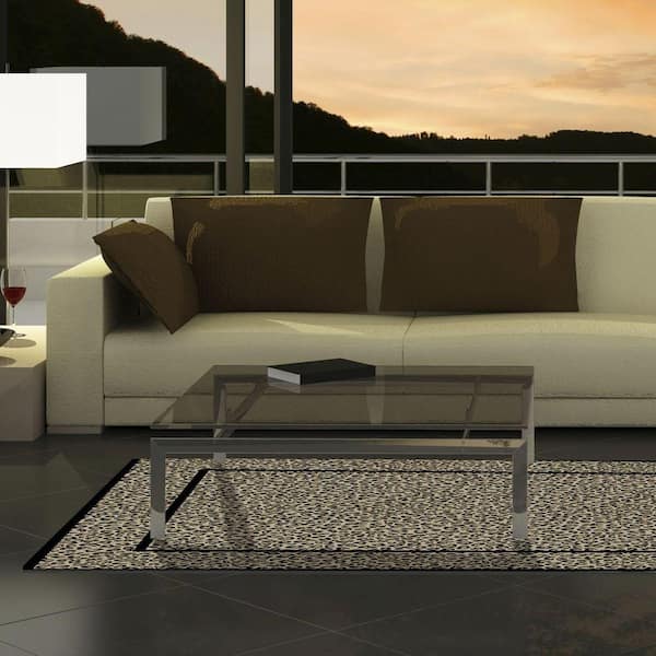 Jewel Leopard Beige 4 ft. x 6 ft. Area Rug