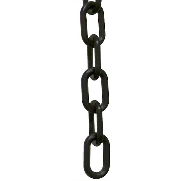 Mr. Chain 1 in. (#4, 25 mm) x 100 ft. Plastic Chain in Black