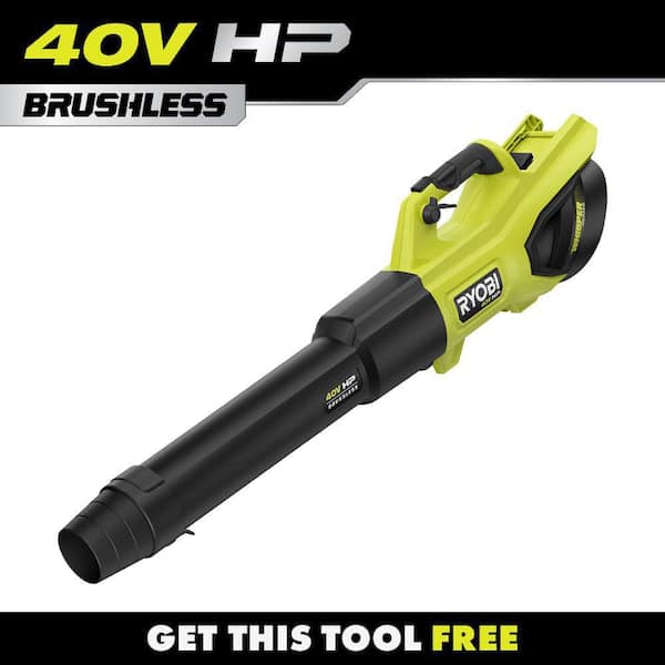 40V HP Brushless 190 MPH 730 CFM Cordless Battery Jet Fan Leaf Blower (Tool Only)