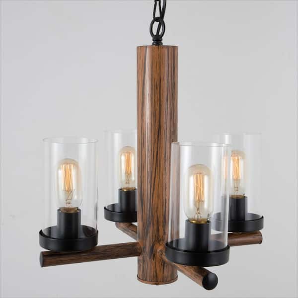 Maxax Nashville 4 -Light Candle Style&Shaded Classic/Traditional Farmhouse&Country Style Chandelier