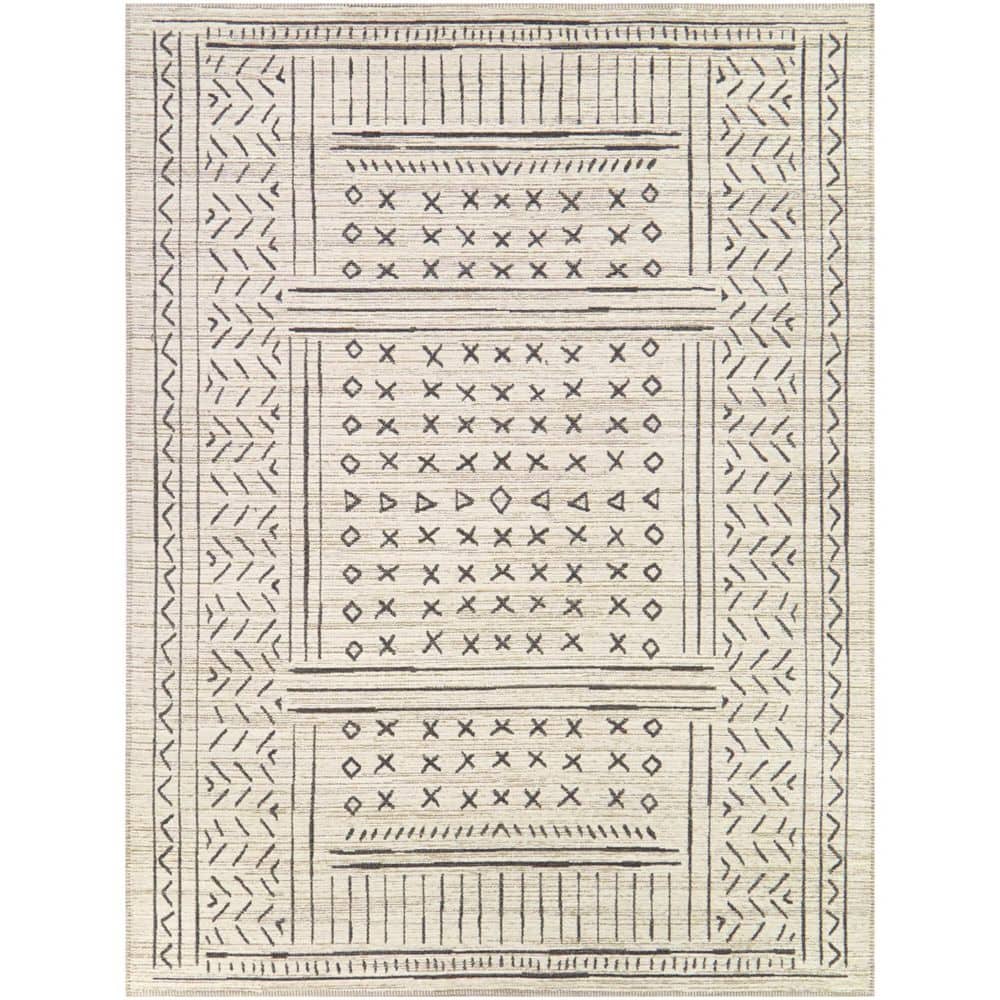 Rebetez Transitional Tribal Area Rug