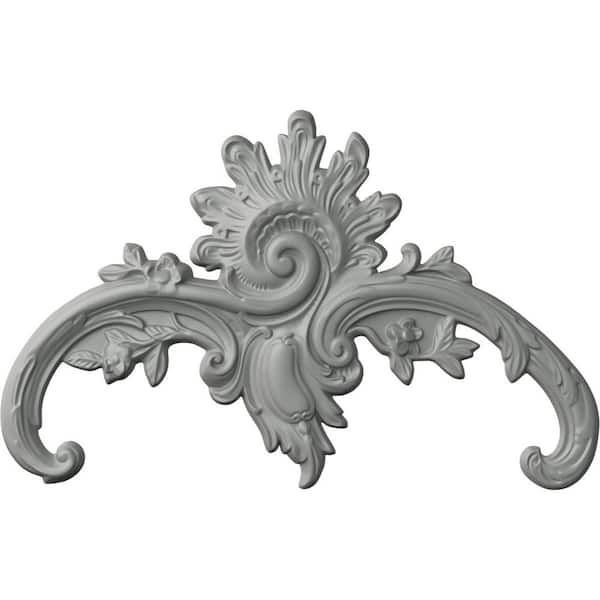 Ekena Millwork 10-5/8 in. x 3/4 in. x 10-5/8 in. Polyurethane Genevieve Onlay