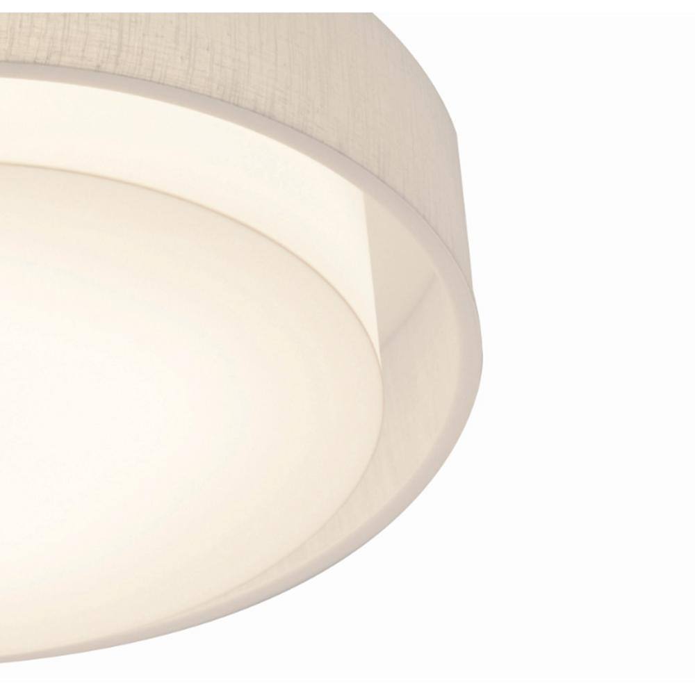Sanibel 23'' Linen White LED Flush Mount Ceiling Light