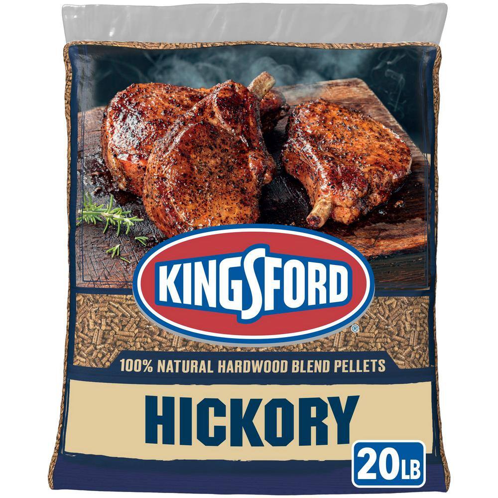 Kingsford 20 lbs. Hickory Wood BBQ Smoker Grilling Pellets 4460032328