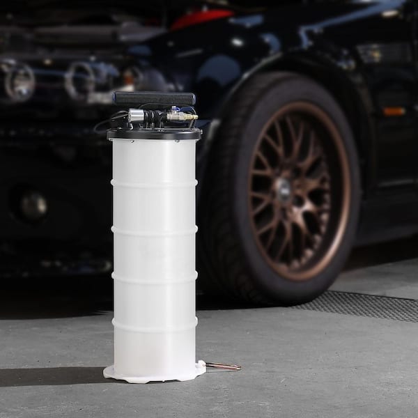 Fluid Extractor, 1.74 gal. (6.5 Liters), Pneumatic Oil Changer Vacuum Fluid Extractor with Dipstick and Suction Hose