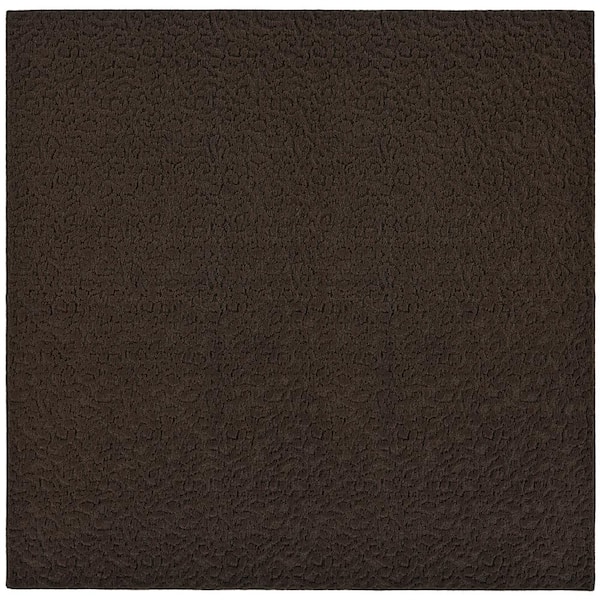 Ivy Mocha 12 ft. x 12 ft. Square Area Rug