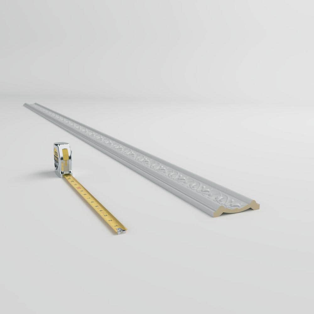 Marcella White Polyurethane Decorative Crown Moulding