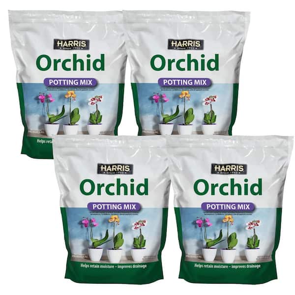 Harris 4 Qt. Premium Orchid Potting Mix (4-pack)