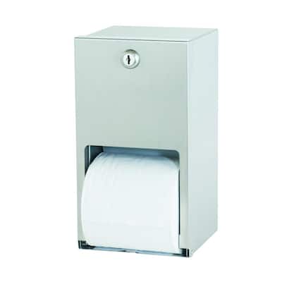 Hooded Auto-Reserve 2-Roll Toilet Paper Dispenser