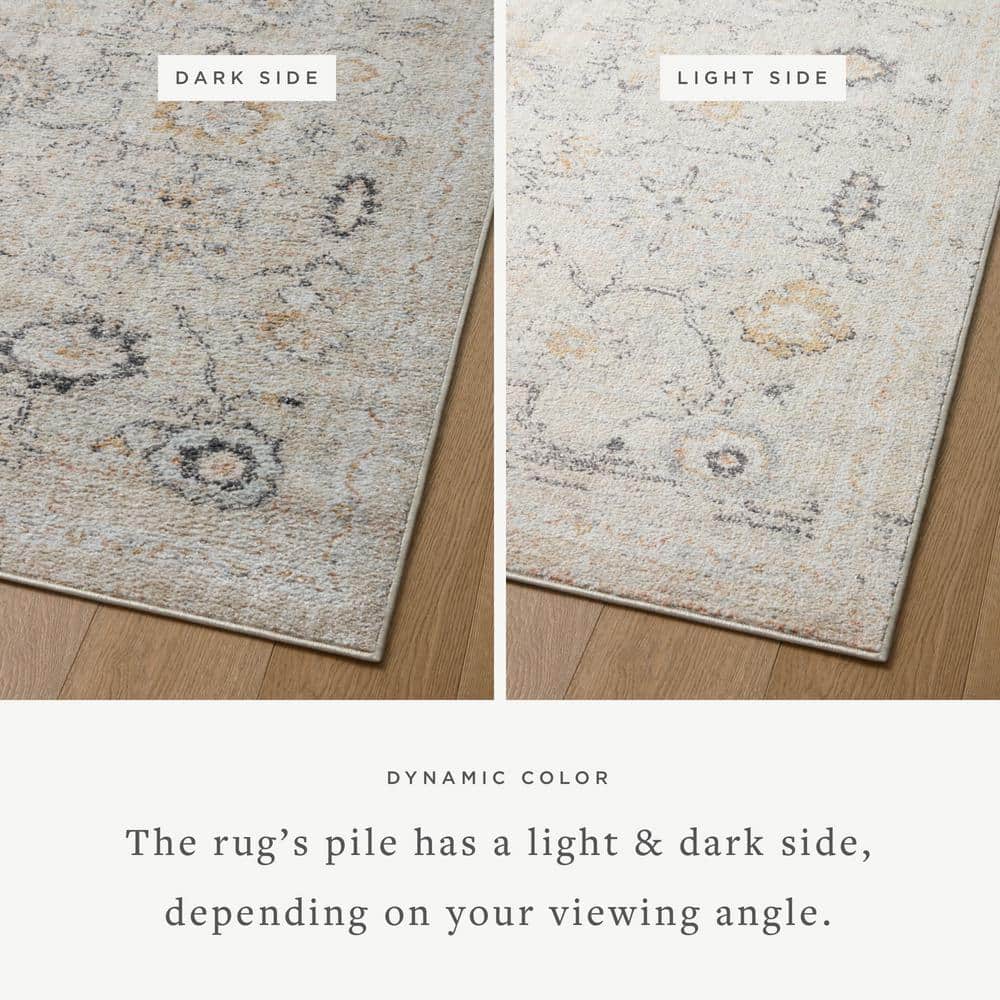 Monroe Natural Multi Synthetic Rectangular Area Rug 6'-7" x 9'-3"