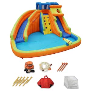 Drop Zone Outdoor Inflatable Plastic Water Park for Kids Ages 5-Years and Up