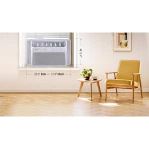 10,000 BTU 115-Volt Window Air Conditioner for 450 sq. ft. Rooms in White