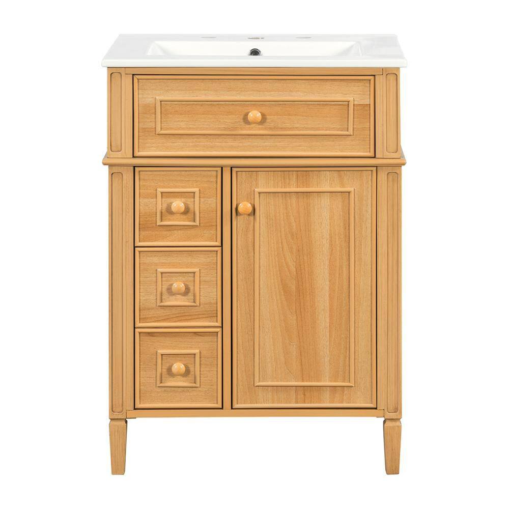 24 in. Bath Vanity Cabinet without Top in Wood Assembled price history on PriceWatchPro
