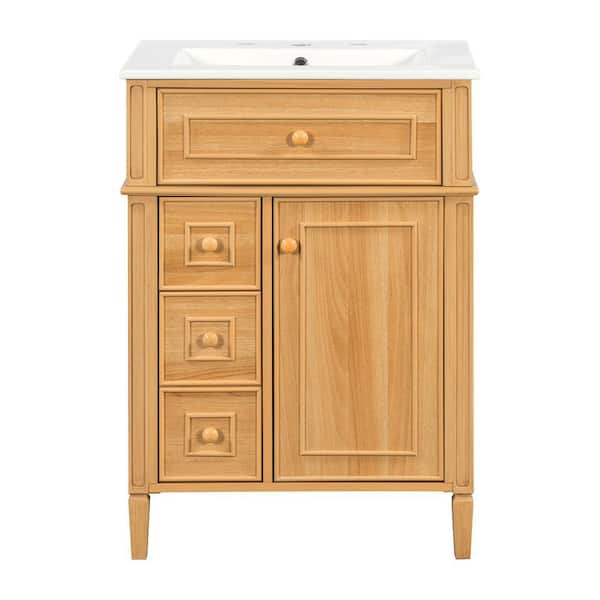 24 in. Bath Vanity Cabinet without Top in Wood Assembled