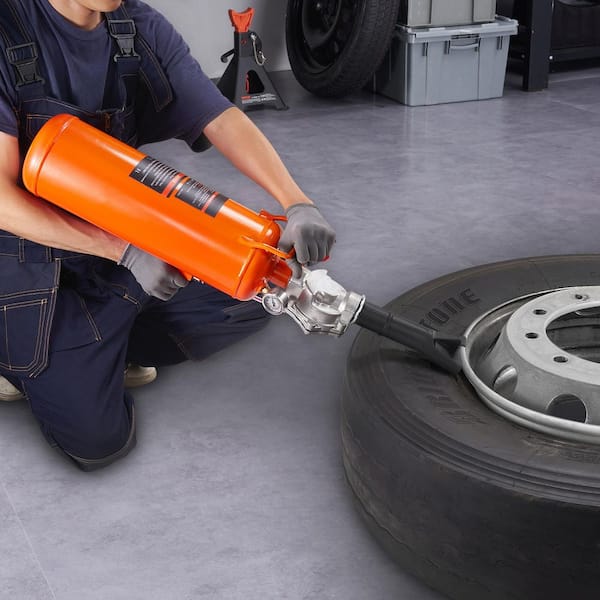 Tire Bead Setter, 8L Capacity, 120 PSI Air Bead Blaster, Handheld and Portable Inflation Device, 85-116 PSI for Trucks