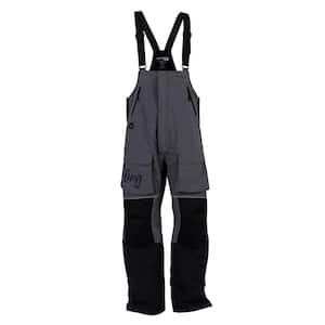 Clam Edge Black and Charcoal 2 XL Ice Fishing Bib 17948 - The Home Depot