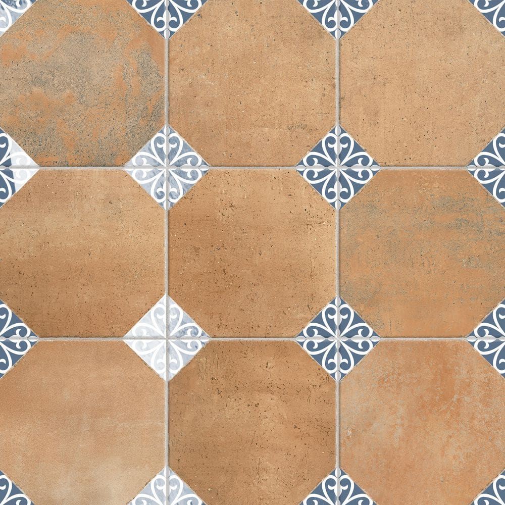 Degas Teja with Blue Deco 9 in. x 9 in. Porcelain Floor and Wall Tile (11.2 sq. ft. /Case) price history on PriceWatchPro