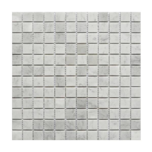 Roca Rockart Carrara Marble 12 In X 12 In Square 1 In Natural Stone