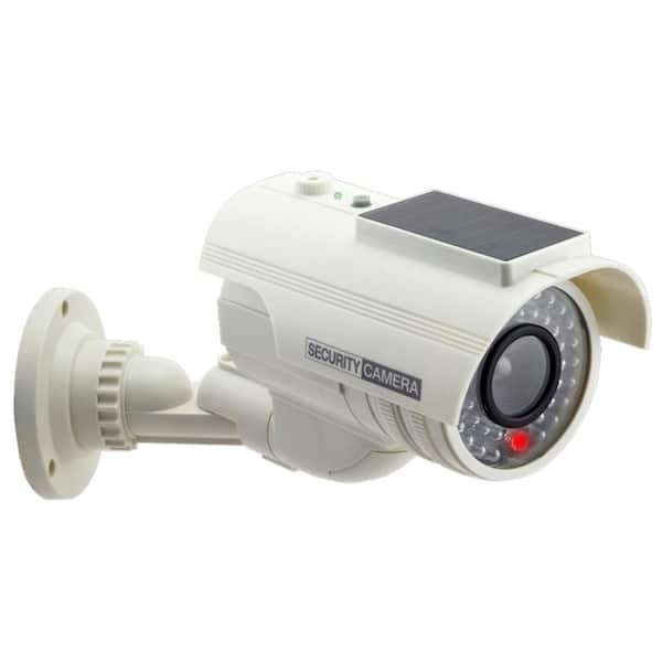SPT Solar Indoor/Outdoor Dummy Security Camera with LED (2-Pack)