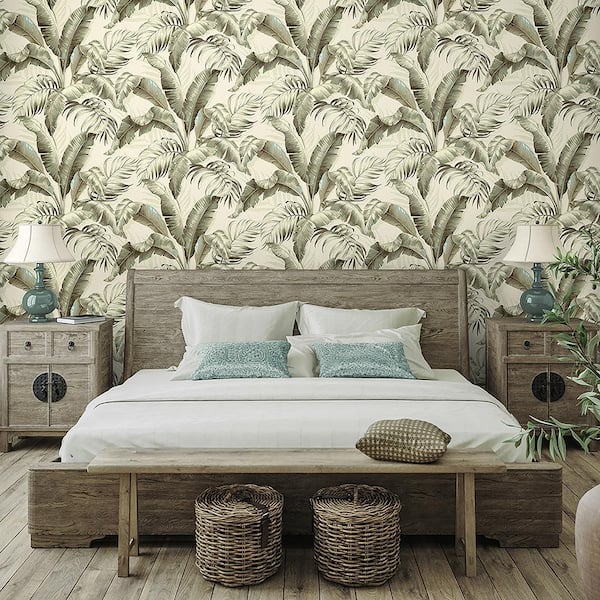 Palmiers Silver Birch Vinyl Peel & Stick Wallpaper Roll (Covers 30.75 Sq. Ft.)