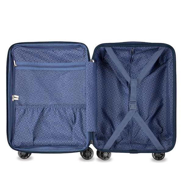 American Green Travel Melrose S 2-Piece Navy Carry-On Weekender