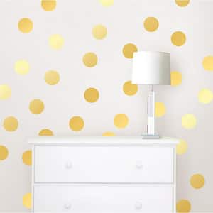 Gold Confetti Dots Wall Decal Set