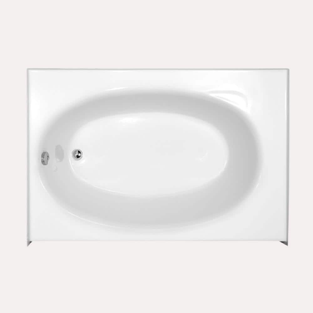 Kona 60 in. Left Drain Rectangular Alcove Bathtub in White price history on PriceWatchPro
