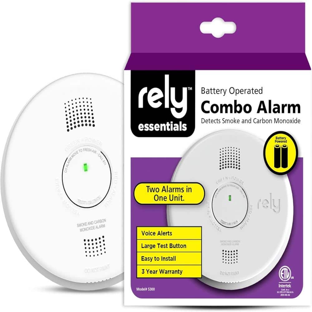 Battery Operated Combination Smoke and CO Alarm w/ Voice Alerts, AA Batteries price history on PriceWatchPro