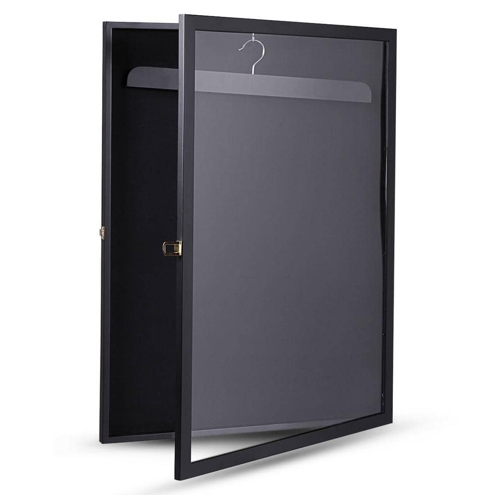 Aoibox 23 in. * 32 in. Jersey Shadow Box, Uniform Display Case, Picture  Frame for Baseball, Basketball & Football Shirts, Black SNMX2459 - The Home  Depot