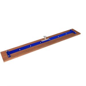 24 in. x 7-1/4 in. Square End Wood Bull Float with Clevis Bracket