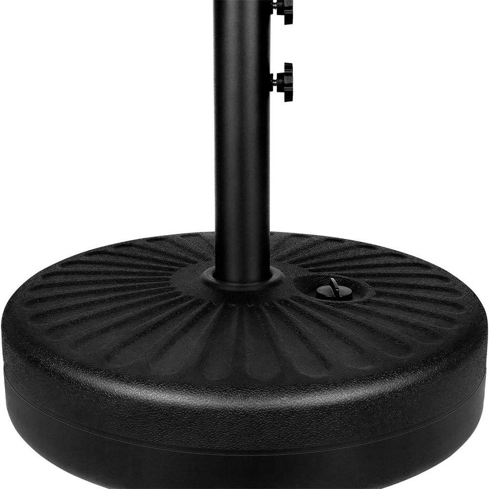 SUNRINX 6 lbs. Weight Capacity HeavyDuty Patio Umbrella Base in Black