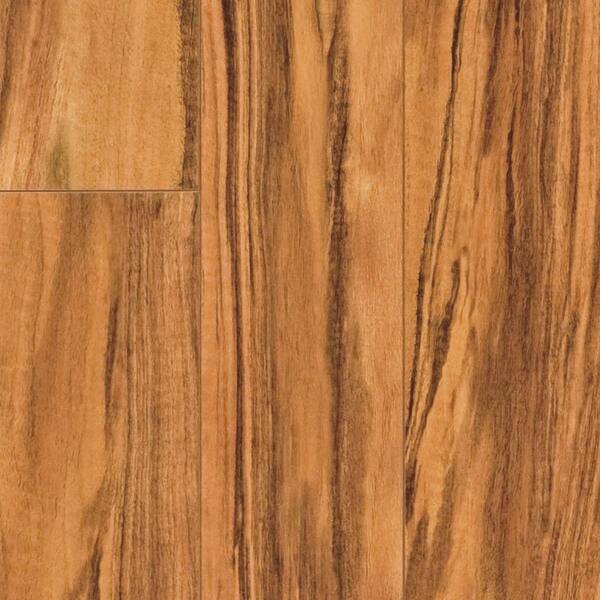 Pergo Prestige Exotics Ginger Tigerwood Laminate Flooring 5 in. x 7 in. Take Home Sample