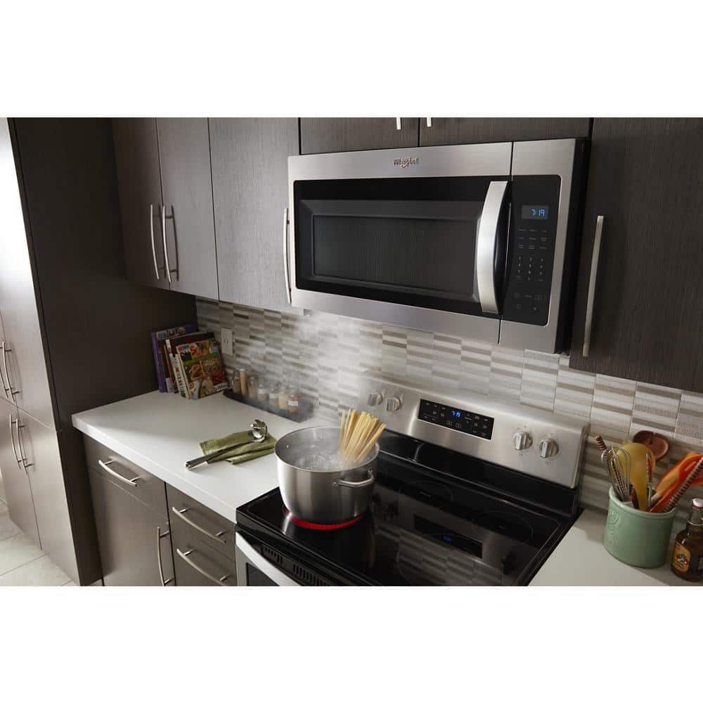 Whirlpool 1.7 Cu. Ft. Stainless Steel Over-the-Range Microwave