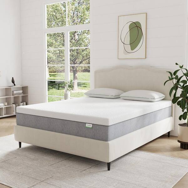 Novilla Twin XL Medium Support Cooling Gel Memory Foam 10 in. Breathable and Hypoallergenic Mattress