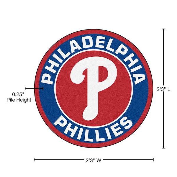 Download Philadelphia Phillies Logo On Dark Gray Wallpaper