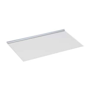 26 in. x 48 in. Square Polycarbonate Window Well Covering Kit