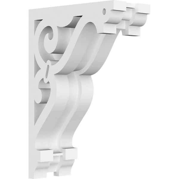 Ekena Millwork Finley 1.5 in. W x 6 in. H x 4 in. D Signature Urethane Polyurethane Corbel
