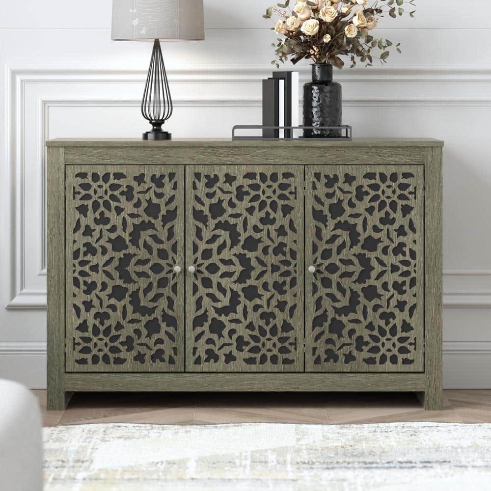 Reviews for GALANO Culbreath Coffee Gray Oak and Back Wood 44.3 in. 3