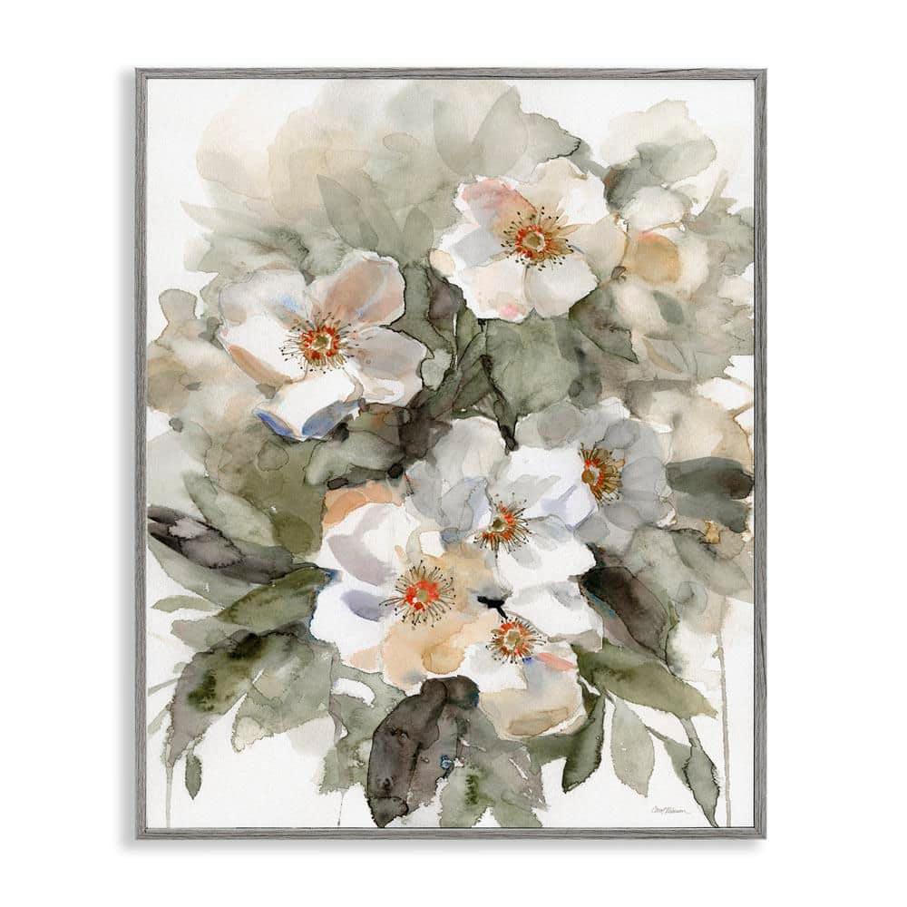 Abstract Floral Bundle by Carol Robinson Gray Framed Nature Giclee Art Print 14 in. x 11 in. price history on PriceWatchPro