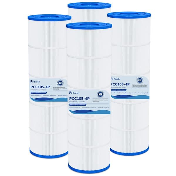 7 in. Dia. Replacement Pool Filter Cartridge Pentair Clean Clear Plus 420 105 sq. ft.(4 Pack)