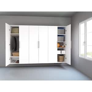 3-Piece Composite Garage Storage System in White (108 in. W x 72 in. H x 20 in. D)