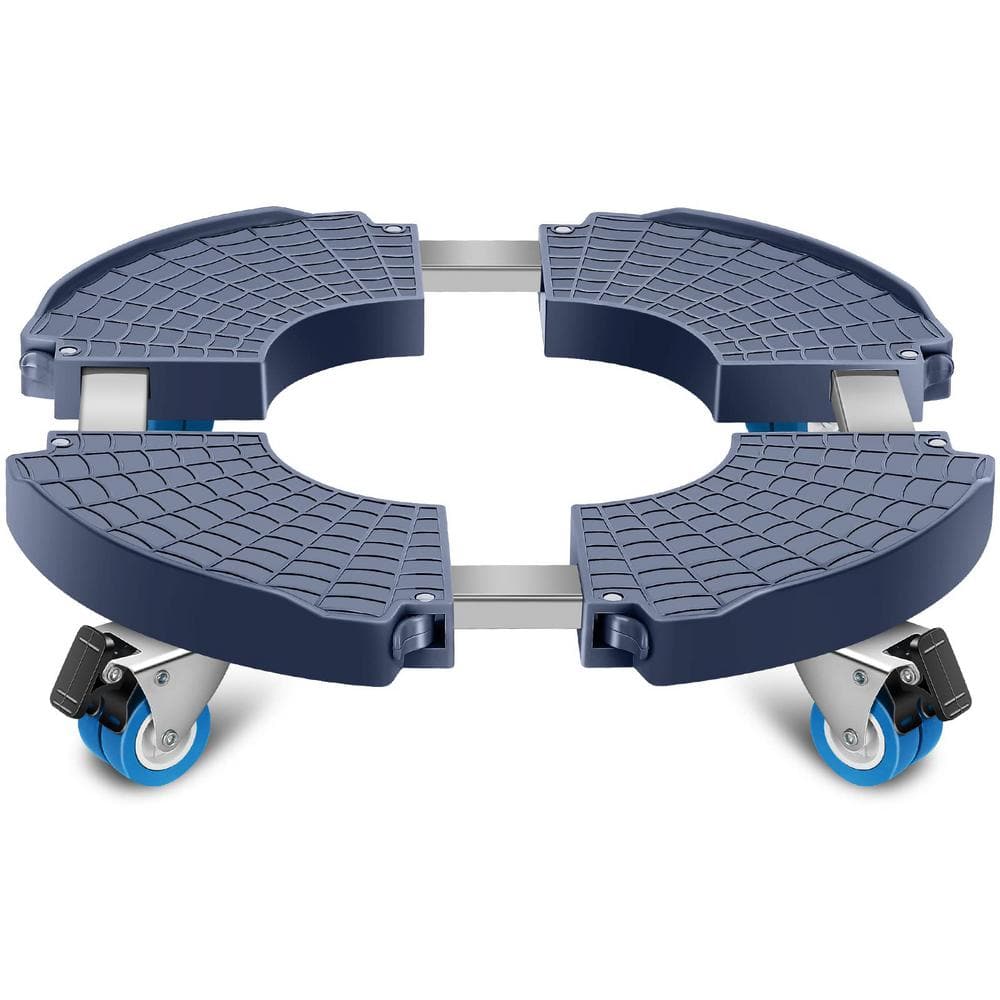 3.7 lbs. Adjustable Patio Umbrella Base Cart in Blue, Plant Stand with Wheels price history on PriceWatchPro