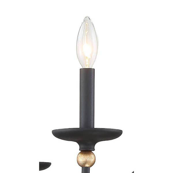Minka Lavery Westchester Family 5-Light Sand Black with Skyline