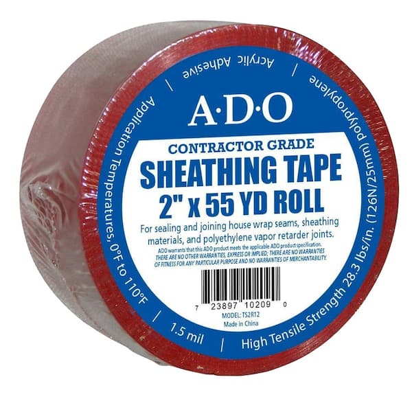 ADO Products 2 in. x 55 yds. Red Sheathing Tape