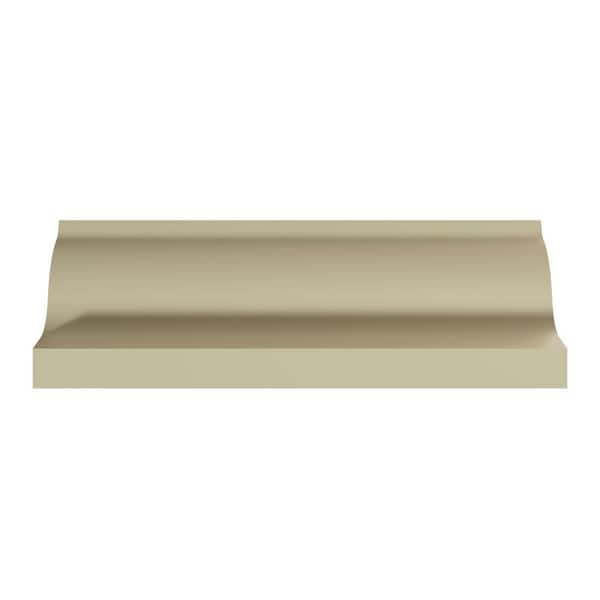 Ekena Millwork Morgan 3.125 in. D x 4.5 in. W x 96 in. L Polyurethane Crown Moulding